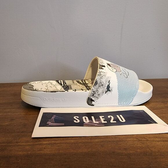 Adidas x Pixar Adilette Lite Monsters Inc Mike Sulley Slides Size 5 GX0995 main image 6